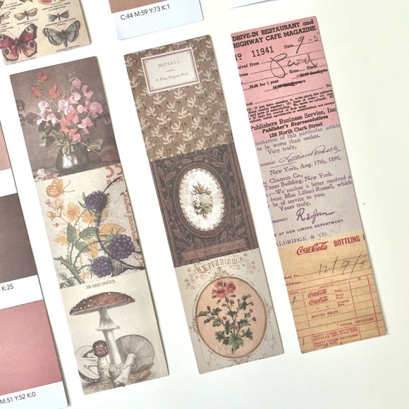 🏷️aesthetic retro, vintage, antique style foldable paper junk journal - Picture 4 of 10